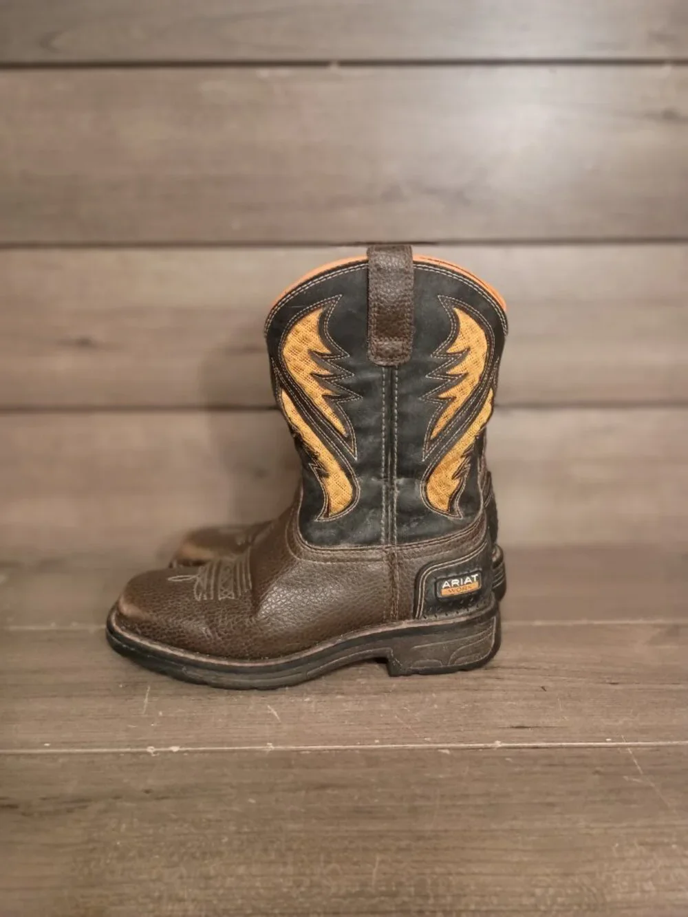 Ariat Work Kids VentTek Western Cowboy Boots Kids Size 13 10034159